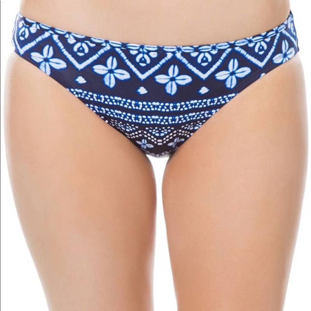 Tommy Bahama Blue and White Tribal Bikini
